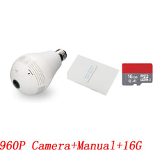 Load image into Gallery viewer, Panoramic 360 Degree Light Bulb HD Camera