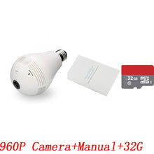 Load image into Gallery viewer, Panoramic 360 Degree Light Bulb HD Camera