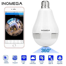 Load image into Gallery viewer, Panoramic 360 Degree Light Bulb HD Camera
