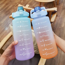 Load image into Gallery viewer, 2L Large Water Bottle With Time Marker
