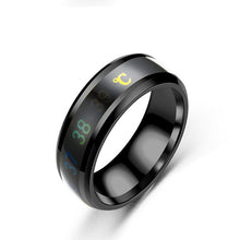 Load image into Gallery viewer, Smart Body Temperature Ring Stainless
