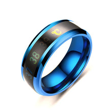 Load image into Gallery viewer, Smart Body Temperature Ring Stainless
