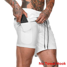 Load image into Gallery viewer, 2 in 1 Men Running Shorts
