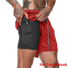 Load image into Gallery viewer, 2 in 1 Men Running Shorts
