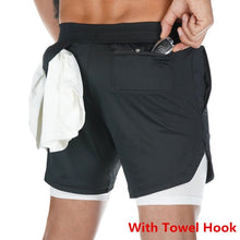 Load image into Gallery viewer, 2 in 1 Men Running Shorts
